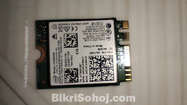 Intel® Dual Band Wireless-AC3165